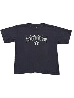 NFL Dallas Cowboys Women’s Medium Boxy Graphic Shirt Authentic Apparel Cotton